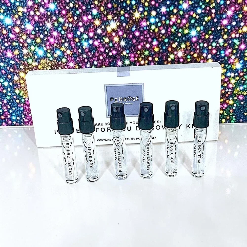 PINROSE Discovery Fragrance Set 6 ct Deluxe Minis New In Box